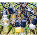 LST-180 String Lights with Clear Bulbs, UL listed Backyard Patio Lights, Hanging Indoor/Outdoor String Light